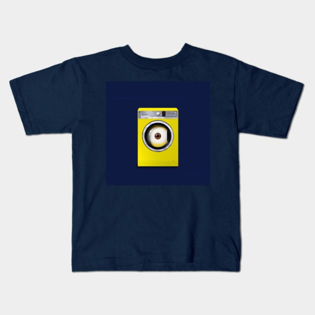 minion surrealism Kids T-Shirt by Evolution17